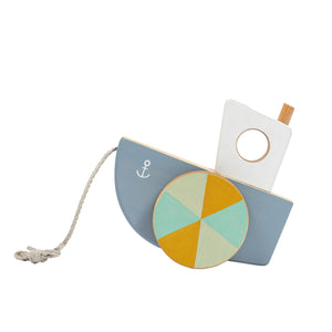 Pre-Order Pull Toy Boat - littlelightcollective
