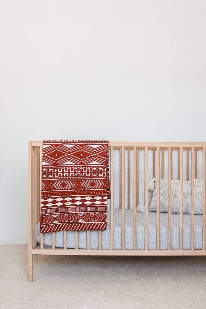Sienna Mudcloth Knit Blanket - littlelightcollective