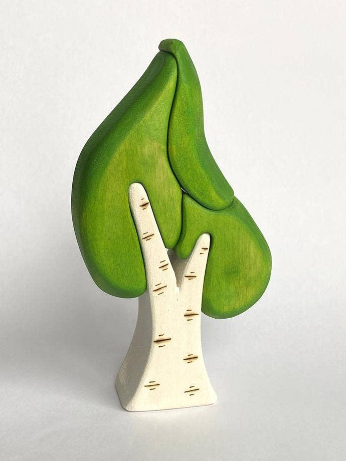 Wooden Birch Tree - littlelightcollective