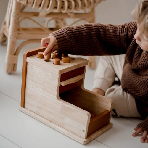 Montessori Cylinder post box - littlelightcollective