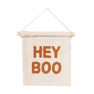Pre-Order Hey Boo Hang Sign - littlelightcollective