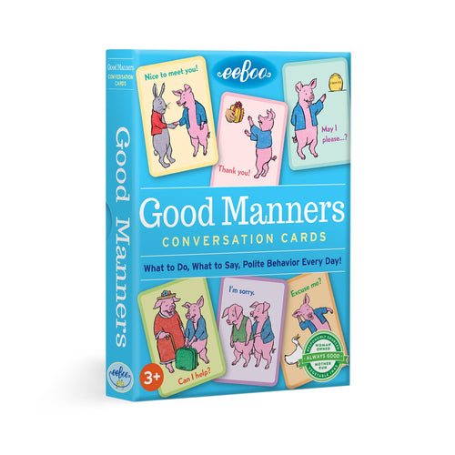 Good Manners Conversation Cards - littlelightcollective