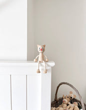 Load image into Gallery viewer, Wooden Cat Sitting Toy - littlelightcollective