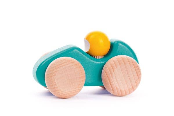 BAJO Small WoodRacing Car with Driver - littlelightcollective