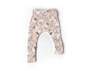 Santa Grow With Me Joggers Pink - littlelightcollective