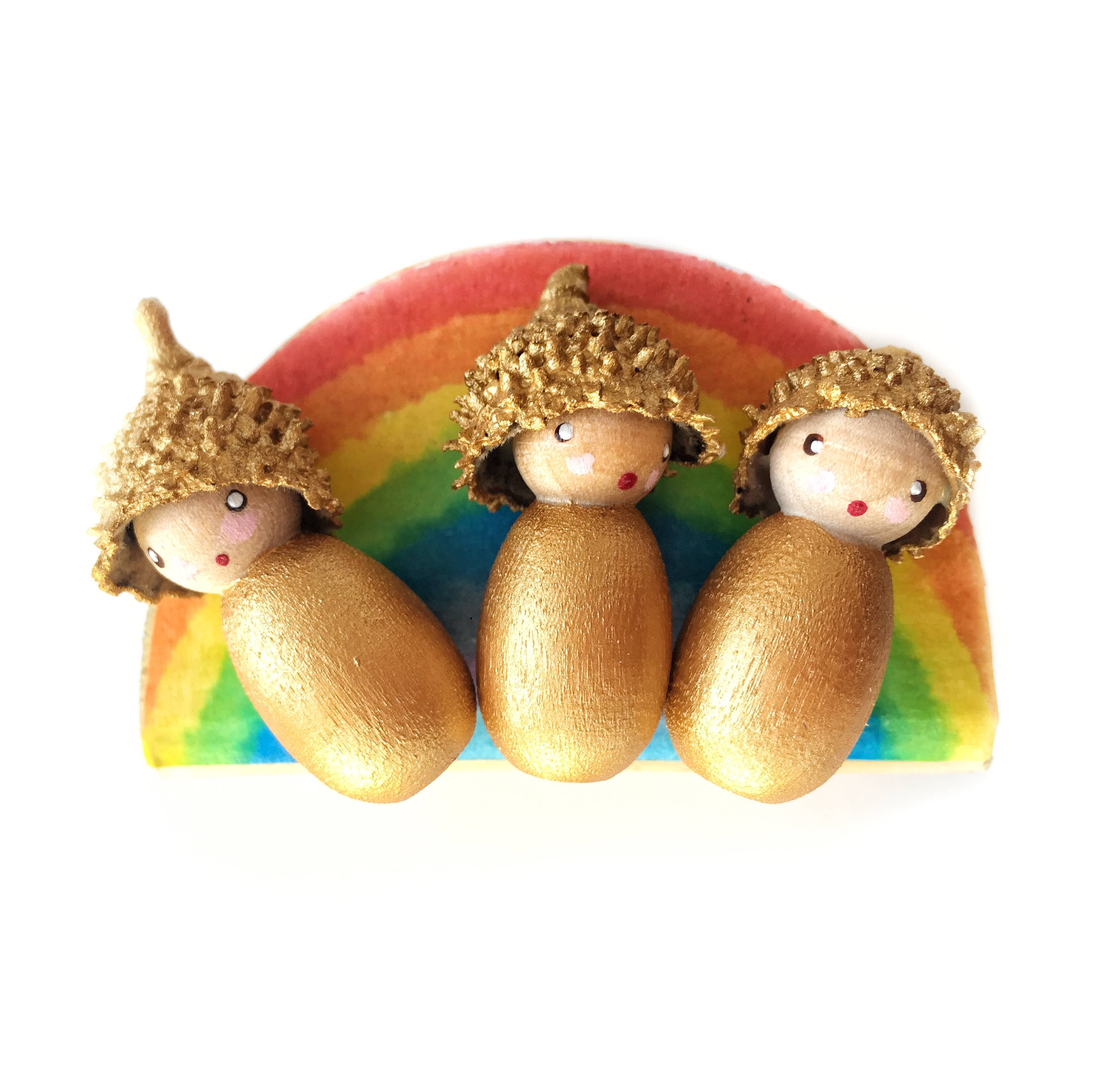 Acorn Pocket Dolls Imperfect | littlelightcollective