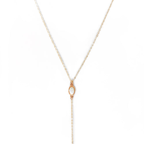 C. Dahl - Cassis Opal Lariat - littlelightcollective