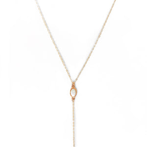 C. Dahl - Cassis Opal Lariat - littlelightcollective