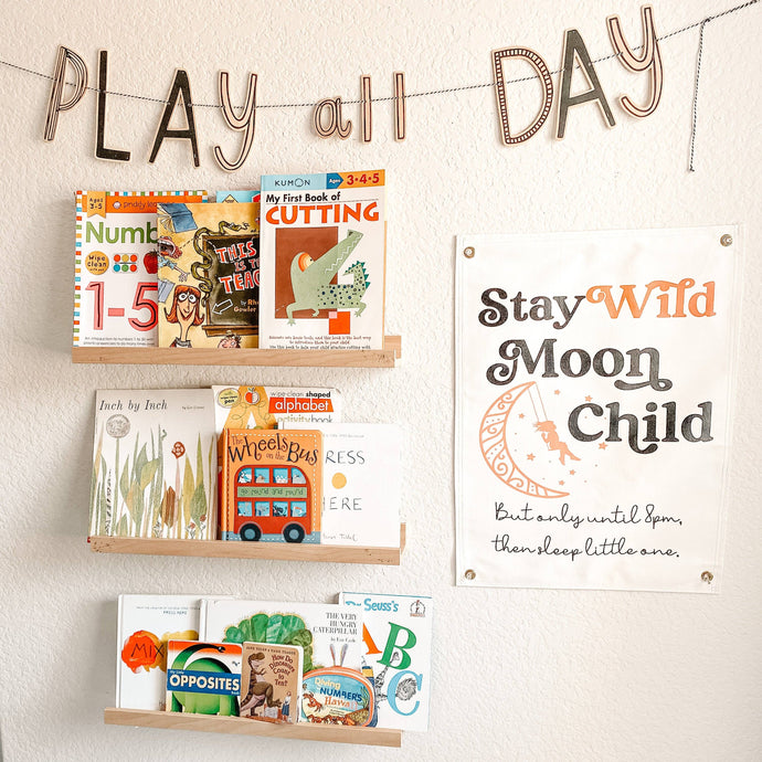 Stay Wild Moon Child Banner - littlelightcollective