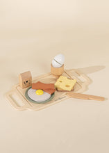 Load image into Gallery viewer, Wooden Breakfast &amp; Tray Playset - littlelightcollective