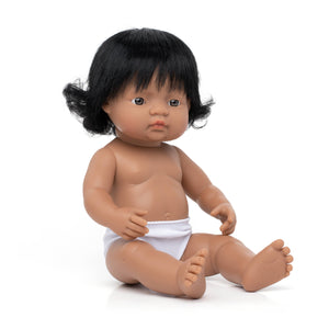 Baby Doll Hispanic Girl  15'' (polybag) - littlelightcollective