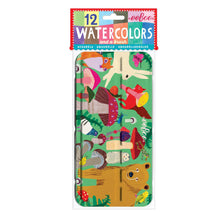 Load image into Gallery viewer, Mushrooms 12 Watercolors Tin - littlelightcollective