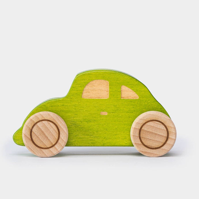 Beetle Car • Green - littlelightcollective