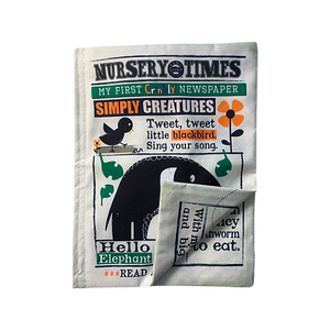 Nursery Times Crinkly Newspaper - Simply Creatures - littlelightcollective