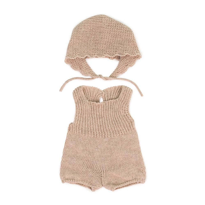 Knitted Doll Outfit 15” – Rompers & Bonnet - littlelightcollective