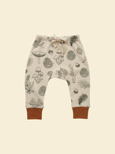 Load image into Gallery viewer, Organic Drawstring Pants - Forest Cream - littlelightcollective