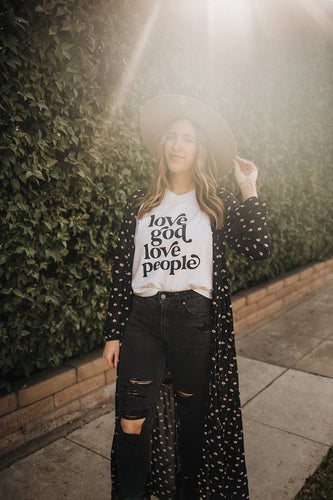 Love God, Love people Shirt - littlelightcollective