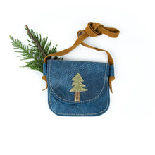 Load image into Gallery viewer, Tree on Azure Leather Purse Toddler &amp; Kids - littlelightcollective