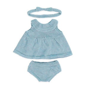 Knitted Doll Outfit 15” – Dress & Headband - littlelightcollective