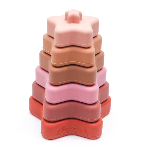 Getting Sew Crafty - Silicone Stacker Toys - littlelightcollective