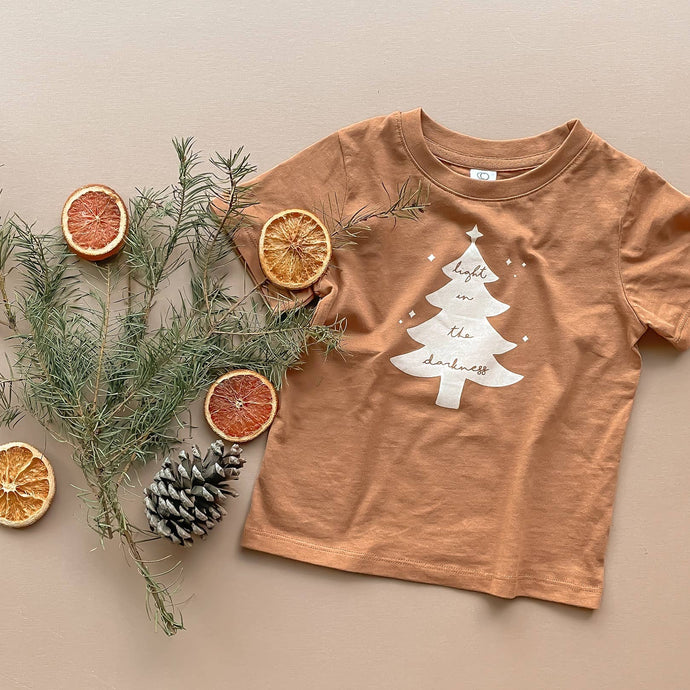 Light in the darkness / christmas tee - littlelightcollective