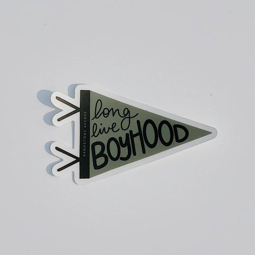 “Long Live Boyhood” Sticker - littlelightcollective