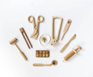 Wooden Realistic Doctor Kit - littlelightcollective