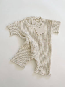 Sprinkle Knit RIbbed Playsuit - littlelightcollective