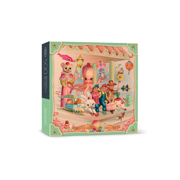 Puzzle 500 PC - Fiona Hewitt - Kingdom of Happy Joy - littlelightcollective
