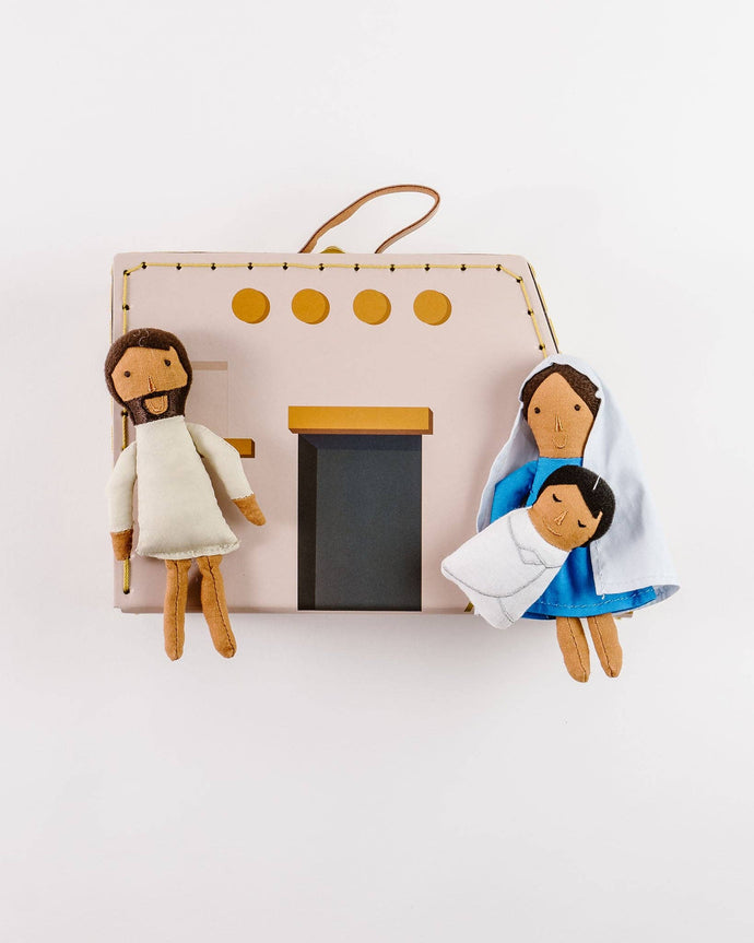 Pre-Order - Holy Family Mini Suitcase Dolls - littlelightcollective