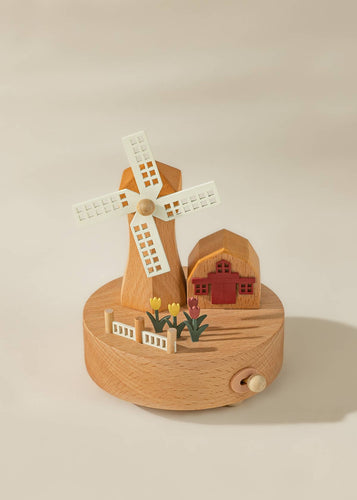 Wooden Music Box - THE MILLHOUSE - littlelightcollective