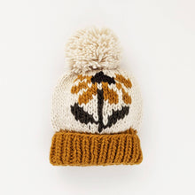 Load image into Gallery viewer, Coneflower Gold Hand Knit Beanie Hat Ships 7/25-8/31 - littlelightcollective