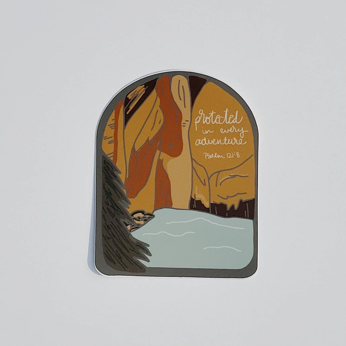 “Protected In Every Adventure” Sticker - littlelightcollective