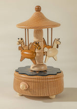 Load image into Gallery viewer, Wooden Music Box - THE CAROUSEL - littlelightcollective