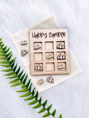 Hunt & Chase - Happy Camper Tic Tac Toe - littlelightcollective
