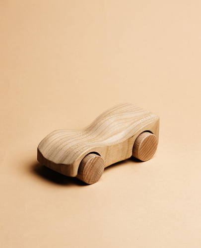 Wooden Car Makwin Not Painted - littlelightcollective