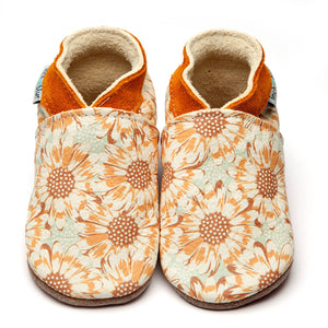 Sunflower Leather Baby Moccs - Shoes - littlelightcollective