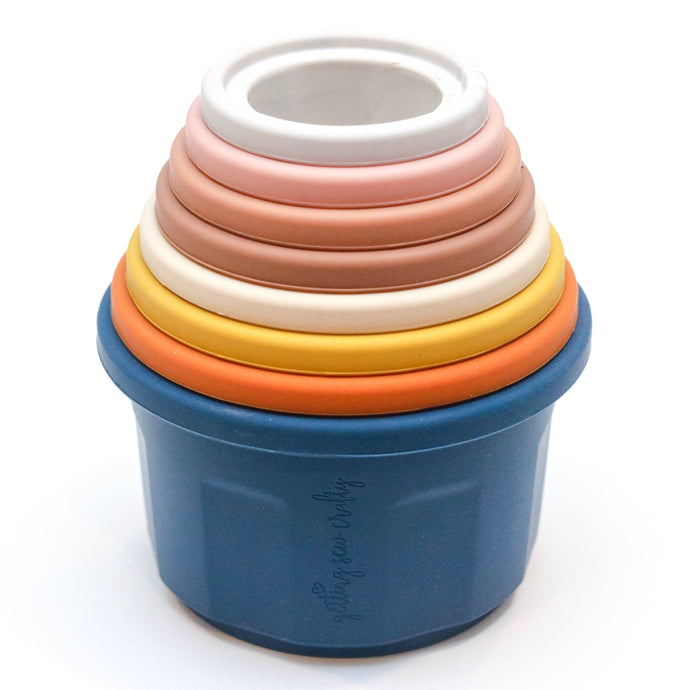 Getting Sew Crafty - Silicone Stacker Toys - littlelightcollective
