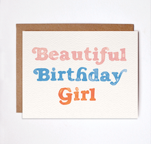 Load image into Gallery viewer, Daydream Prints - Beautiful Birthday Girl Card - littlelightcollective