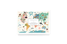 Load image into Gallery viewer, World Map Floor Puzzle (Pre-order, shipping September) - littlelightcollective