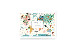 World Map Floor Puzzle (Pre-order, shipping September) - littlelightcollective