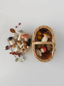 Forest Mushrooms Basket - littlelightcollective