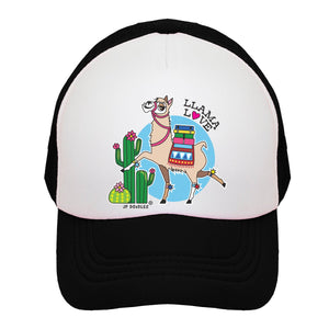 Llama Love Kids Trucker Hat - littlelightcollective