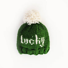 Load image into Gallery viewer, Lucky St. Patrick&#39;s Day Hand Knit Beanie Hat - littlelightcollective