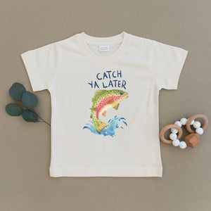 Catch Ya Later Fishing Organic Onesie & Tee - littlelightcollective