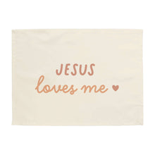 Load image into Gallery viewer, {Neutral} Jesus Loves Me Banner - littlelightcollective