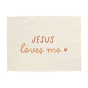{Neutral} Jesus Loves Me Banner - littlelightcollective