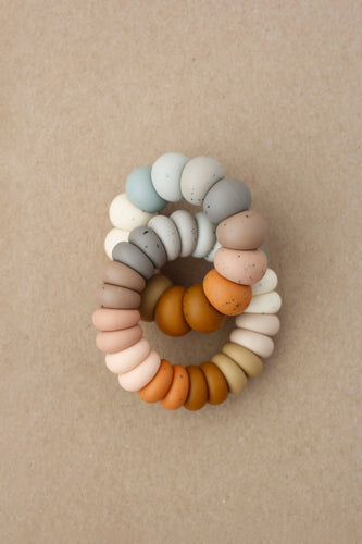 Double Freezer Teether - Multi Luna | Autumn - littlelightcollective