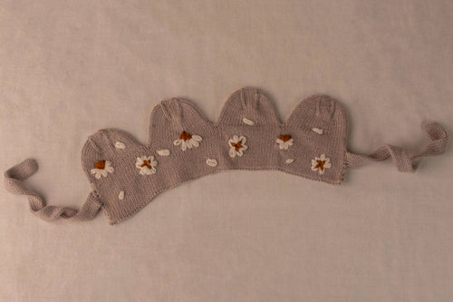 Hand Knitted Flower Crown - littlelightcollective