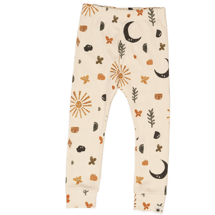 'Atmos-Folk' Organic Cotton Leggings - littlelightcollective